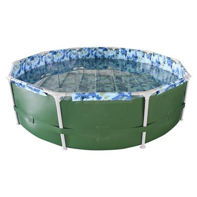 China Metal+PVC around surface pool for sale