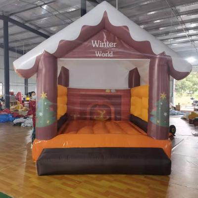 China Oxford Cloth Or PVC Tarpaulin Customized Party Advertising Event Dome Tent Inflatable Bouncy Castle Outdoor Camping Bouncy Castle for sale