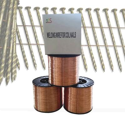 China Common Steel Weld Diameter 0.8mm To 1.6mm Welding Wire SSS Coil Nail WELD WIRE for sale