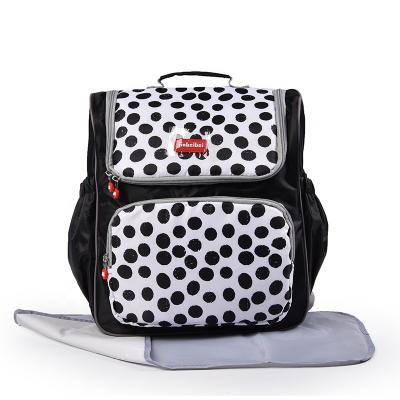 China Backpack Multifunctional, High Quality, Stylish Waterproof Travel Mommy Bottle Bag Diaper Changing Bag for sale