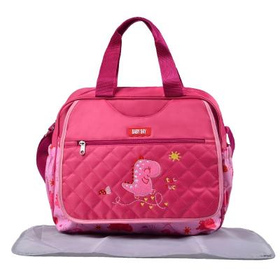 China TOGGLE BAG Cartoon Diaper Bag Trolley Bag One-Shoulder Hanging Mum Bag for sale