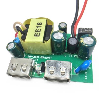 China FR-4 Factory Direct Sales Custom Design 5v2a Usb Wall Charger Pcba Board Usb Charger PCBA for sale