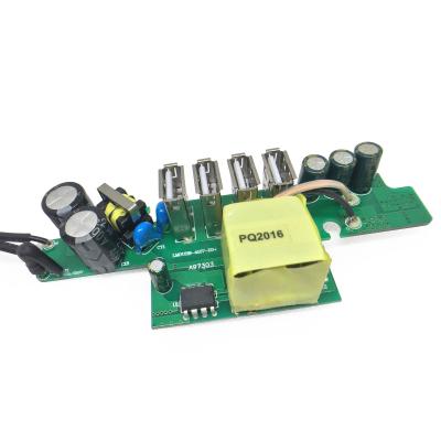 China FR-4 Custom 12v to 5v USB Extension Socket PCB Charging Module for sale