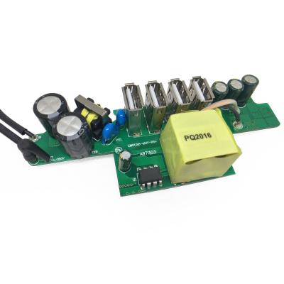 China FR-4 Plug Charger USB Hub Custom Mobile Circuit Extension Board With USB Port for sale