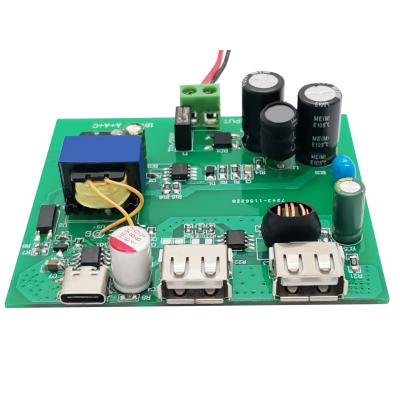 China Custom bettry FR-4 2.4amp 18w charger pcb mobile charger with component for sale