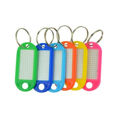 China Plastic Soft Key Chain Key Indicator Label Classification Plate 016001 for sale