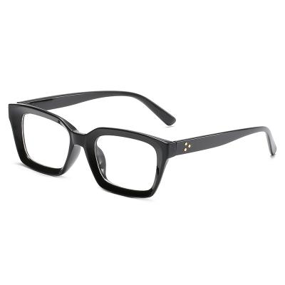 China Cheap OEM Logo PC Glasses Anti Computer Glasses Square Frame Women Men Blue Light Eyewear for sale