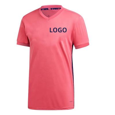 China Universal Adult Soccer Sportswear Soccer Board Red Breathable Stain Short Sleeve Lightweight Comfortable Breathable Shirt Quick Dry for sale