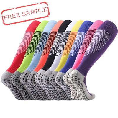 China Wholesale OEM Breathable Custom Logo Sports Socks Non-slip Multicolor Football Socks for sale