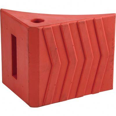 China All Factory Price High Quality Car Orange PU Wheel Chocks For Trucks for sale