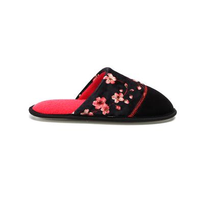 China Wholesale New Design Lightweight Retro Winter Slippers For Women Fluffy Slippers Shoes Anti Slip Short Anti Fluff Flat Sole Slippers for sale