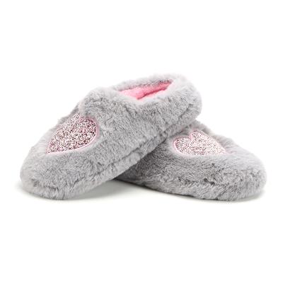 China Light Hot Sale Fur Winter Fluffy Slippers House Indoor Slippers Women Fashion Plush Slippers for sale