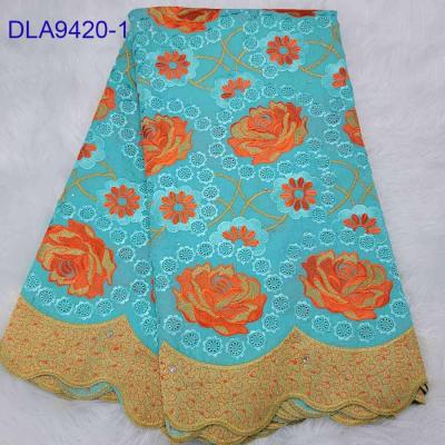 China Super Soft Sustainable Swiss Voile Lace African Cotton Lace Top Quality 100% African Cotton Lace for sale