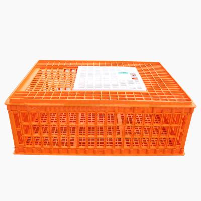 China Large Size Strong and Durable Live Poultry Cage Transport Crate /Plastic Live Chicken Cage Transport Crate for sale