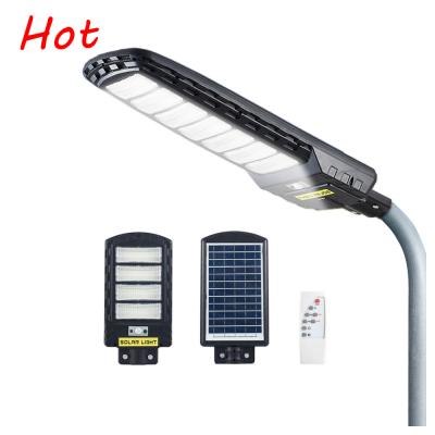 China ROUTE Teleya SMD ABS Housing Led Lamp Price List IP65 Outdoor Waterproof Integrated 200W 250W 300W 400W All In One Solar Street Light for sale