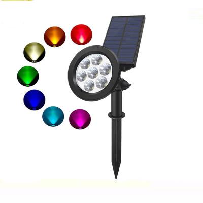 China New 300 Lumens 6LED PIR Motion Sensor Solar Wall Spotlight Lighting Outdoor Garden Lawn Landscape Waterproof for sale