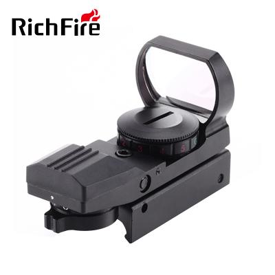 China RichFire 4 Waterproof Reticle 1X22X33 Dot Green Red Scope with 11mm and 21mm Rail Red Dot Reflex Sight Base en venta