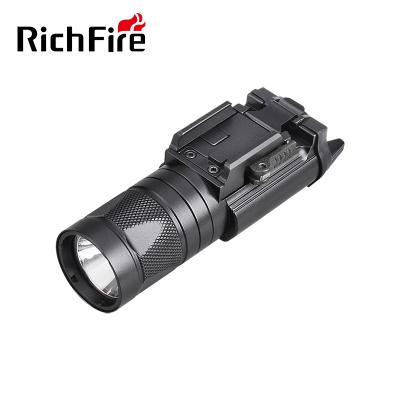 중국 Mini Pocket Led Torch RichFire New High Lumen High Lumen Laser Gun Light LED Tactical Red Weapon Light 판매용