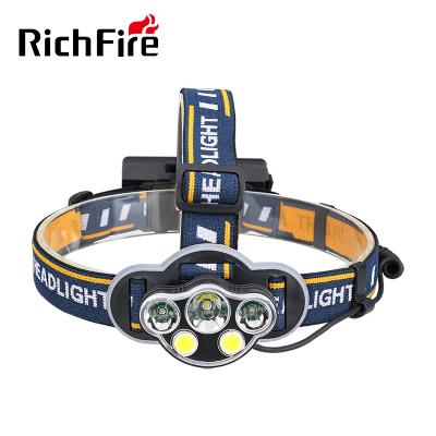 China Convenient Rechargeable Accelerated Flashlight LED Head Torch Zoomable 2*18650 Battery Explosion Proof Headlight en venta