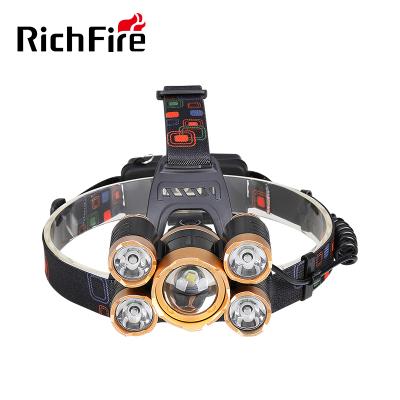 Κίνα High Power 18650 Battery Adjustable Inclination Lamp 10W USB Rechargeable Led Head Lamp Aluminum Led Headlight Led Head Light προς πώληση