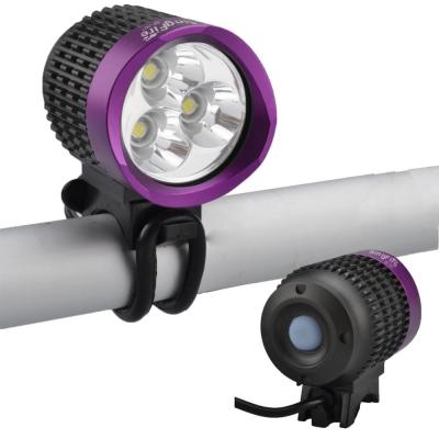 中国 XM-L T6 Underwater Rechargeable 2400 Lumens Led Bicycle Flashlights SF-301 販売のため