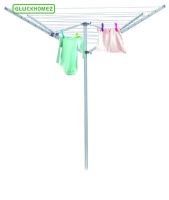 China 4AM 40M Folding Aluminum Rotary Airer For Special Online Retailer for sale