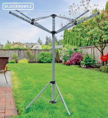 China 4AM 16M Balcony Folding Portable Camping Dryer With Tripod Stand for sale