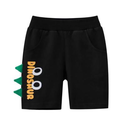 China Summer Baby Boy Breathable High-end Sports Wear OEM Manufacturer Baisheng Cotton 3D Dinosaur Print Kid Jogger Short Shorts for sale