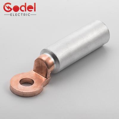 China Power DTL-2 Series Bimetallic Copper Aluminum Lugs Types Of Cable Joints for sale