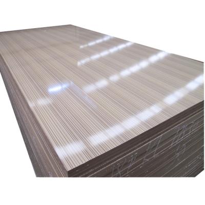 China High Glossy MDF 4x8 Moisture Proof With Melamine Film Sheet Melamine Laminated MDF Board For Furniture And Sideboard for sale