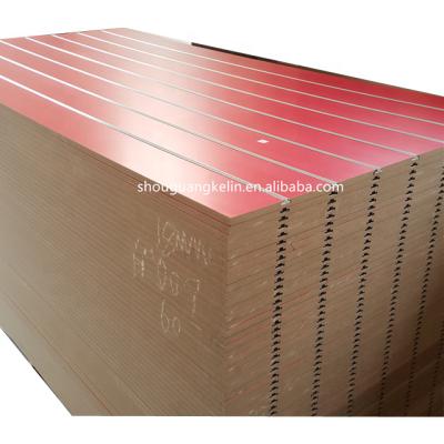 China Wholesale MDF moisture proof slatwall board MDF groove factory aluminum slatwall inserts for aluminum slatwall panelHot sale products for sale