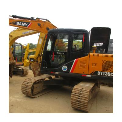 China 2022 Sany SY135C Hydraulic Crawler Track Excavator With 0.7CBM Bucket Capacity for sale