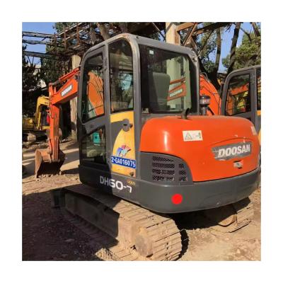 China 2019 Used Doosan Dh60 7 6 Tons Mini Crawler Excavator For Debris Removal for sale