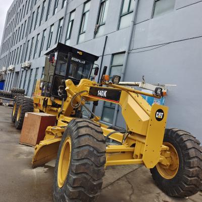 China USED GRADERS CATERPILLAR 140K Good Used CAT 140HK Motor Grader 140H 140G for Market for sale