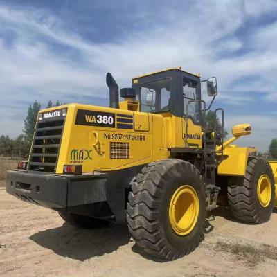 China Komatsu SA6D114 Engine Used Komatsu WA380 Wheel Loader With 890 Working Hours for sale