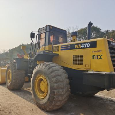 China 2018 Used Komatsu WA470 Heavy Front Loader With 7 Tons Load Capacity for sale