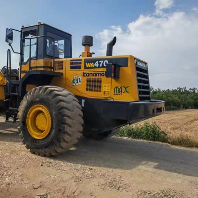 China 8 Tons Rated Load Used Komatsu WA470-3 Wheel Loader For Warehouse Operations for sale