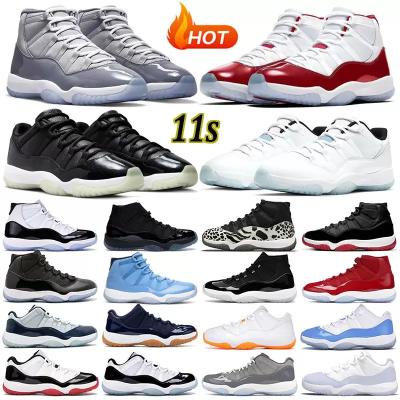 China Cherry 11s Mens Basketball Shoes UNC Breathable Animal Instinct Anniversary Jordaneliedly Bred To Match Mens Womens Citrus Trainers Sneakers for sale