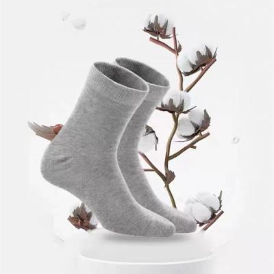 China Customized Logo Men's Medical Silver Fiber QUICK DRY Socks Antibacterial Spandex Cotton 27% Fiber Silver Socks for sale