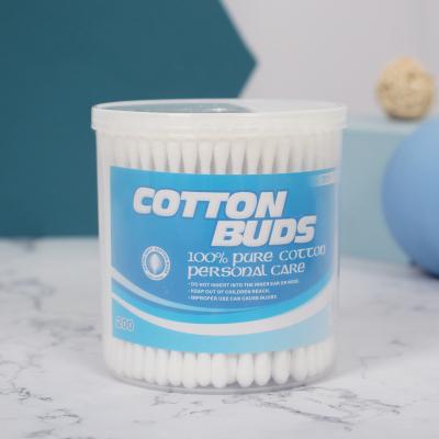 China Qtips 200pcs Natural Degradable OEM Color Eco Friendly Ear Cotton Pads Stick Cotton Paper Buds for sale