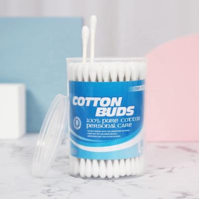 China Custom Eco-Friendly Daily Use Colored Stick Paper Cotton Soft and Gentle Swab Cotton Buds for sale