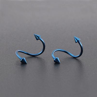 China Romantic S type stainless steel lip ring and tongue ring for sale