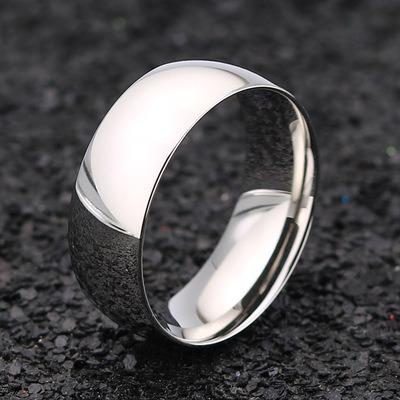 China CLASSIC Stainless steel couple ring thumb index finger middle finger tail finger ring for men for sale