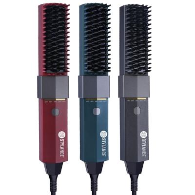 China Safety New Style Multifunctional Electronic Hair Beard Straightener Comb for sale