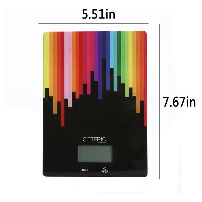 China Industral Measure 5kg Tempered Glass Weight Machines Digital Body Fat Scale Electronic Bathroom Scale for sale