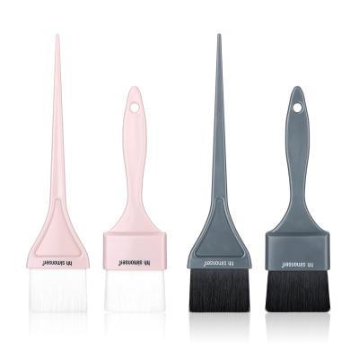 China Hair Styling Barber Professional Soft Bristle Hair Dye Brush with Hair Salon Coloring Tool Nylon Brush for sale