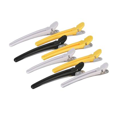 China Plastic Handles Easy Salon Hair Styling Hair Grip Sectioning Control Clips Styling Tool for sale