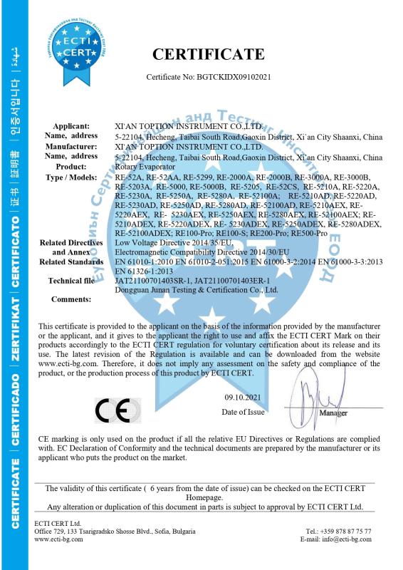 CE - TOPTION INSTRUMENT CO.,LTD