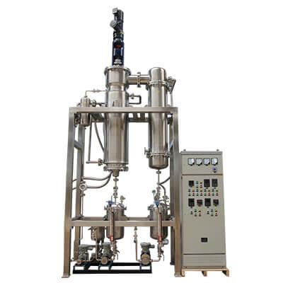 China 30L-200L Wiped Thin Film Evaporator Herbal Distillation Equipment for sale