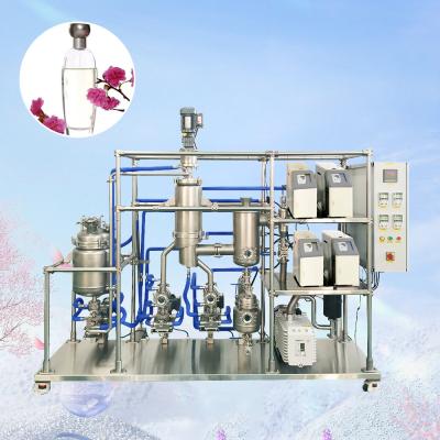 China Perfume Rosemary Essential Oil Distillation Equipment Short Path Molecular Distillation Kit for sale